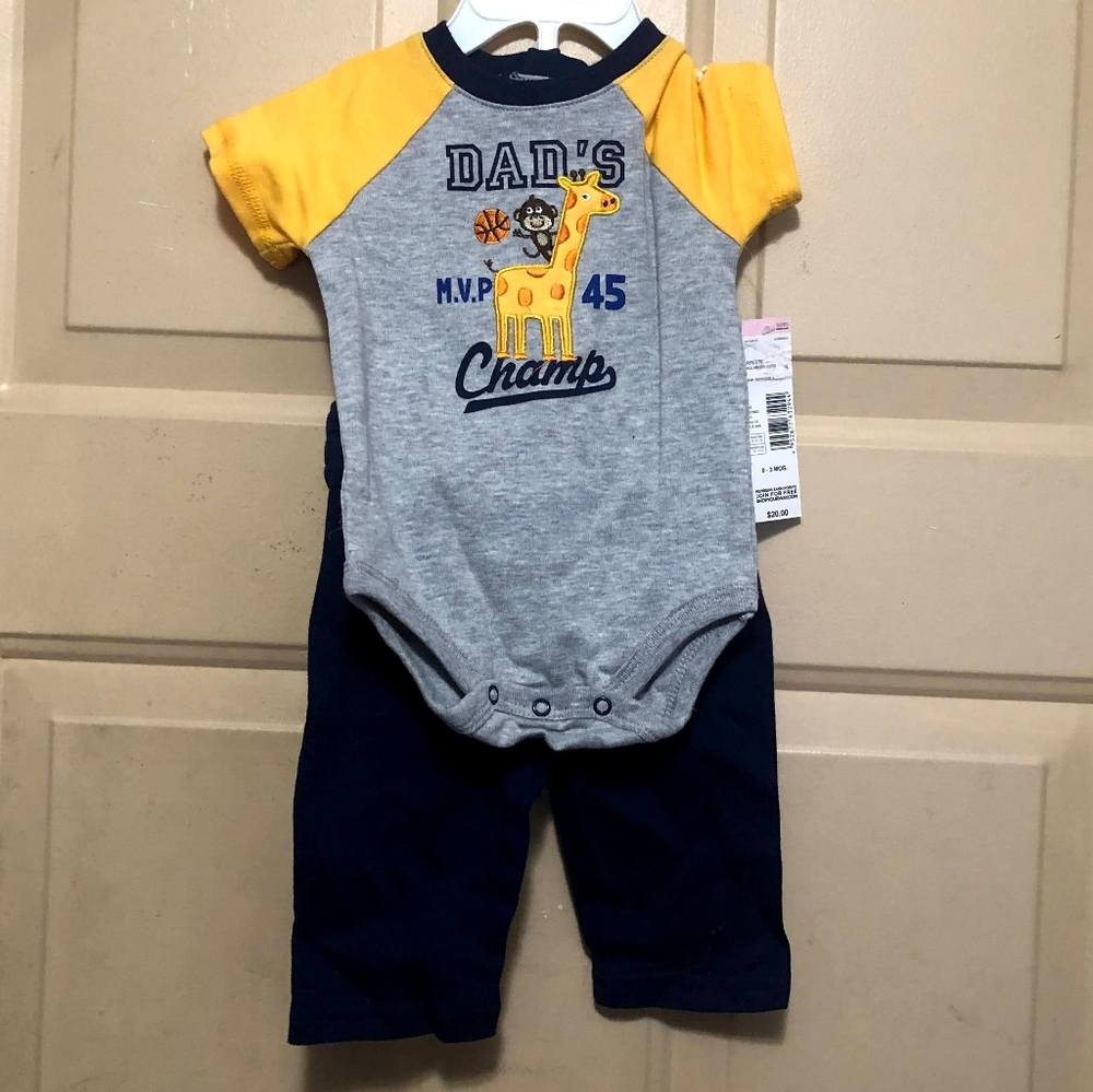 NWT Little Wonders Boy's 2-pc set